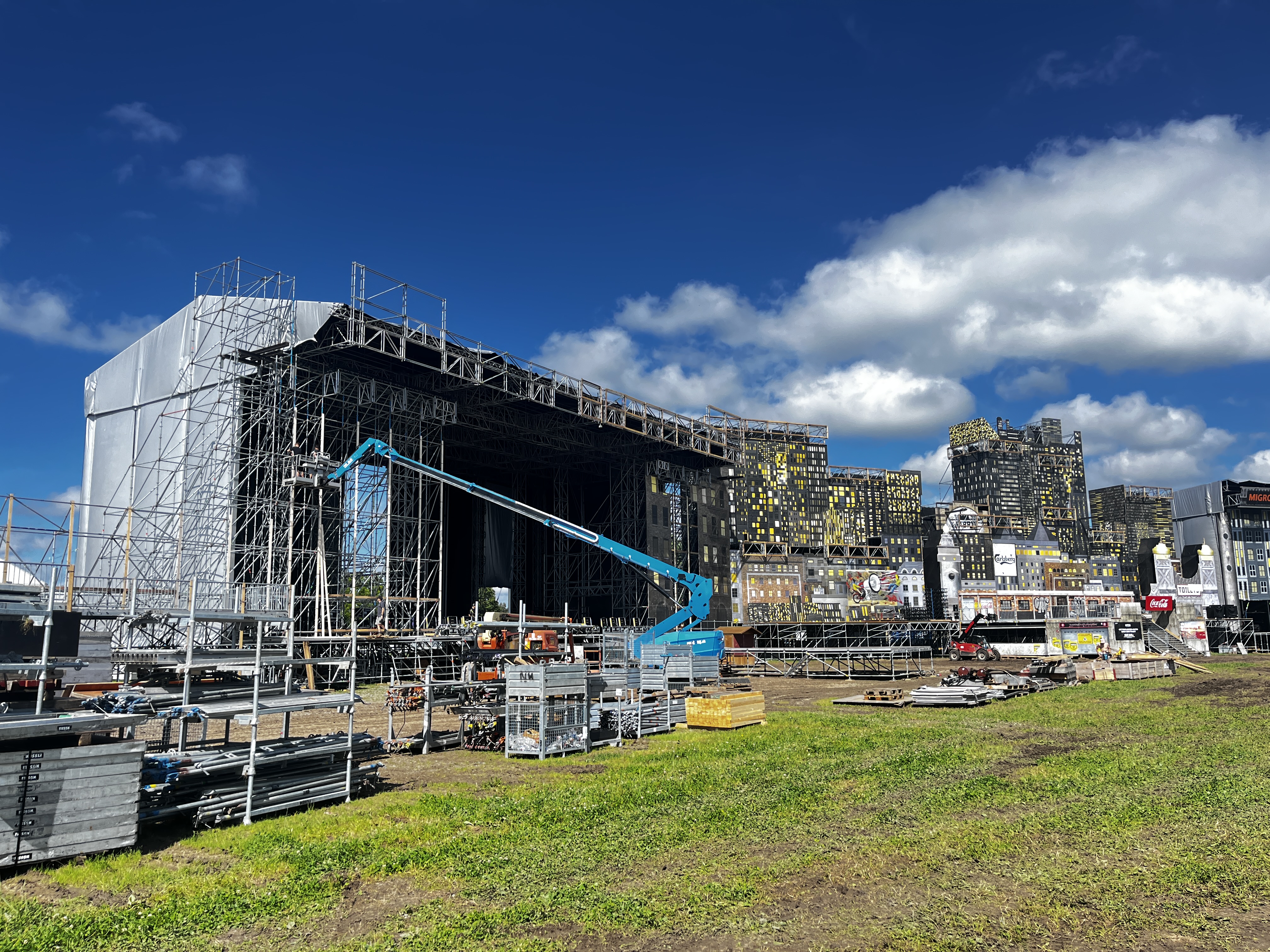 South Stage under construction